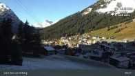 Archiv Foto Webcam Panoramablick: Oberlech 08:00