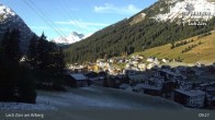 Archiv Foto Webcam Panoramablick: Oberlech 08:00