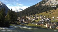 Archiv Foto Webcam Panoramablick: Oberlech 10:00