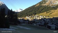 Archiv Foto Webcam Panoramablick: Oberlech 08:00