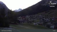Archiv Foto Webcam Panoramablick: Oberlech 23:00