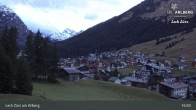 Archiv Foto Webcam Panoramablick: Oberlech 04:00