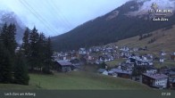 Archiv Foto Webcam Panoramablick: Oberlech 06:00