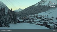 Archiv Foto Webcam Panoramablick: Oberlech 06:00