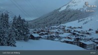 Archiv Foto Webcam Panoramablick: Oberlech 06:00