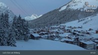Archiv Foto Webcam Panoramablick: Oberlech 06:00