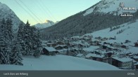 Archiv Foto Webcam Panoramablick: Oberlech 07:00