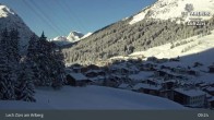 Archiv Foto Webcam Panoramablick: Oberlech 08:00