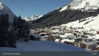 Archiv Foto Webcam Panoramablick: Oberlech 10:00