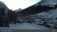 Archived image Webcam Panorama View: Oberlech 02:00