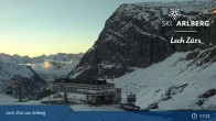 Archived image Webcam Zürs: Mountain Restaurant Seekopf 06:00