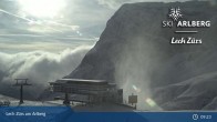 Archived image Webcam Zürs: Mountain Restaurant Seekopf 08:00