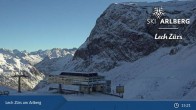 Archived image Webcam Zürs: Mountain Restaurant Seekopf 14:00