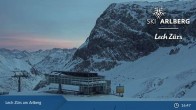 Archived image Webcam Zürs: Mountain Restaurant Seekopf 18:00