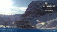 Archived image Webcam Zürs: Mountain Restaurant Seekopf 08:00