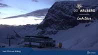 Archived image Webcam Zürs: Mountain Restaurant Seekopf 06:00