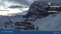 Archived image Webcam Zürs: Mountain Restaurant Seekopf 07:00