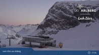 Archived image Webcam Zürs: Mountain Restaurant Seekopf 00:00