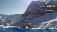 Archived image Webcam Zürs: Mountain Restaurant Seekopf 10:00