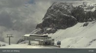 Archived image Webcam Zürs: Mountain Restaurant Seekopf 07:00