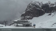 Archived image Webcam Zürs: Mountain Restaurant Seekopf 10:00