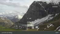 Archived image Webcam Zürs: Mountain Restaurant Seekopf 18:00