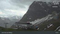 Archived image Webcam Zürs: Mountain Restaurant Seekopf 14:00