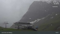 Archived image Webcam Zürs: Mountain Restaurant Seekopf 18:00
