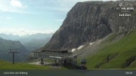 Archived image Webcam Zürs: Mountain Restaurant Seekopf 08:00