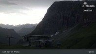 Archiv Foto Webcam Lech Zürs: Bergrestaurant Seekopf 04:00