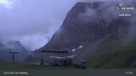 Archived image Webcam Zürs: Mountain Restaurant Seekopf 20:00