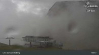 Archived image Webcam Zürs: Mountain Restaurant Seekopf 08:00