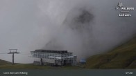 Archived image Webcam Zürs: Mountain Restaurant Seekopf 06:00