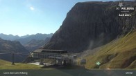 Archived image Webcam Zürs: Mountain Restaurant Seekopf 09:00