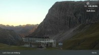 Archiv Foto Webcam Lech Zürs: Bergrestaurant Seekopf 18:00