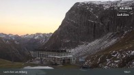 Archiv Foto Webcam Lech Zürs: Bergrestaurant Seekopf 18:00