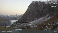 Archived image Webcam Zürs: Mountain Restaurant Seekopf 00:00