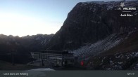 Archived image Webcam Zürs: Mountain Restaurant Seekopf 06:00