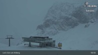 Archived image Webcam Zürs: Mountain Restaurant Seekopf 04:00
