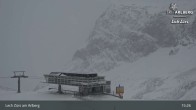 Archived image Webcam Zürs: Mountain Restaurant Seekopf 14:00