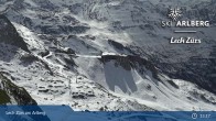 Archiv Foto Webcam Lech Zürs: Trittkopf Bergstation 12:00