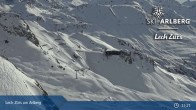 Archiv Foto Webcam Lech Zürs: Trittkopf Bergstation 14:00