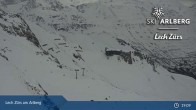 Archiv Foto Webcam Lech Zürs: Trittkopf Bergstation 18:00