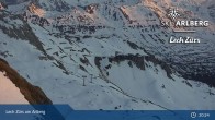 Archiv Foto Webcam Lech Zürs: Trittkopf Bergstation 20:00