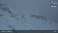 Archiv Foto Webcam Lech Zürs: Trittkopf Bergstation 02:00