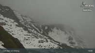 Archiv Foto Webcam Lech Zürs: Trittkopf Bergstation 18:00
