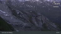 Archiv Foto Webcam Lech Zürs: Trittkopf Bergstation 04:00