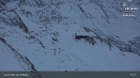 Archiv Foto Webcam Lech Zürs: Trittkopf Bergstation 02:00