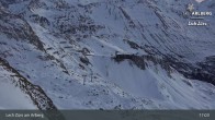 Archiv Foto Webcam Lech Zürs: Trittkopf Bergstation 02:00