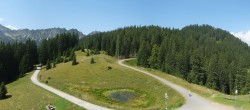 Archived image Webcam Panoramic view valley "Brandnertal", Vorarlberg 13:00